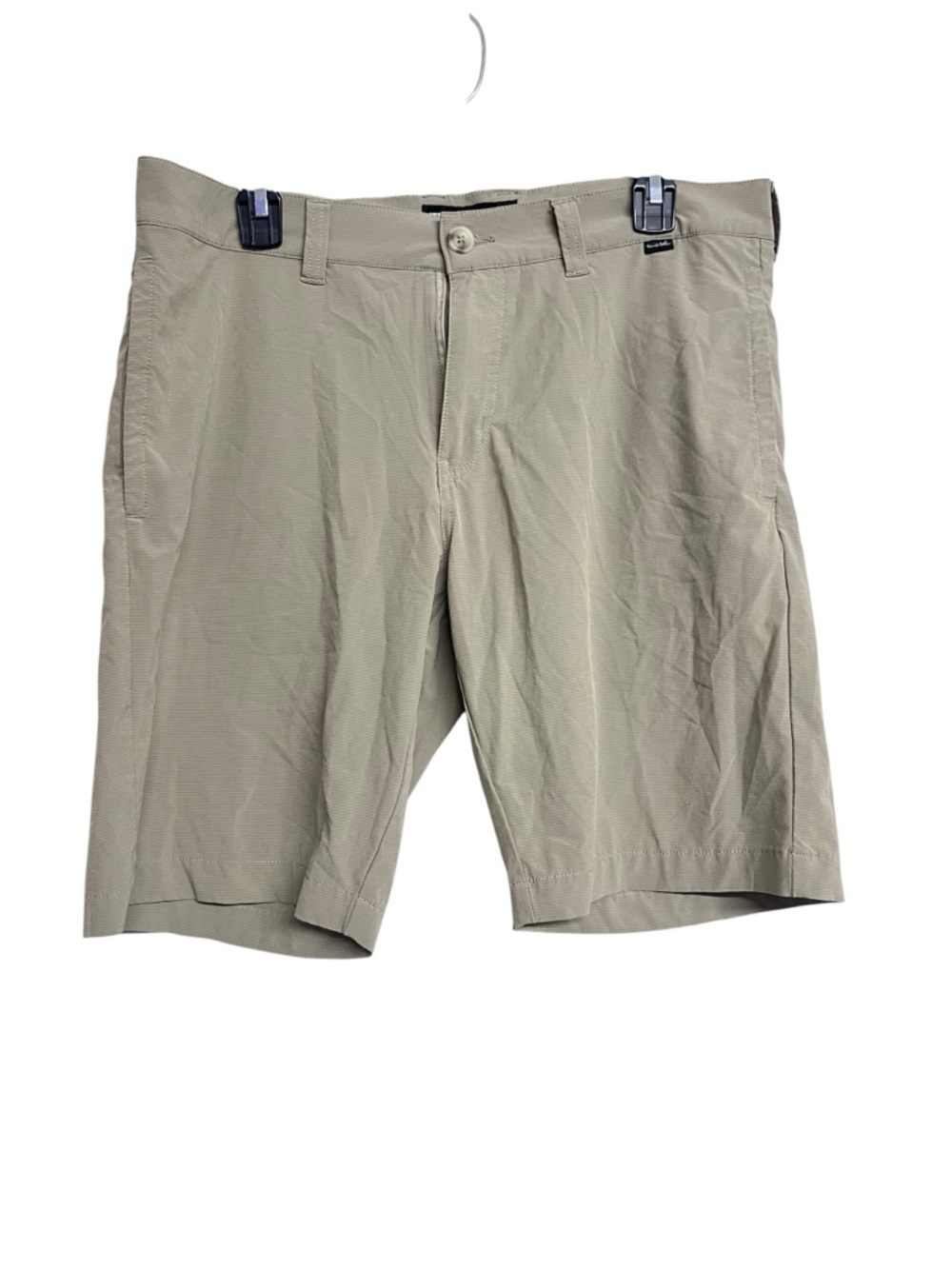 Travis Mathew Men's Tan Flat-Front Shorts